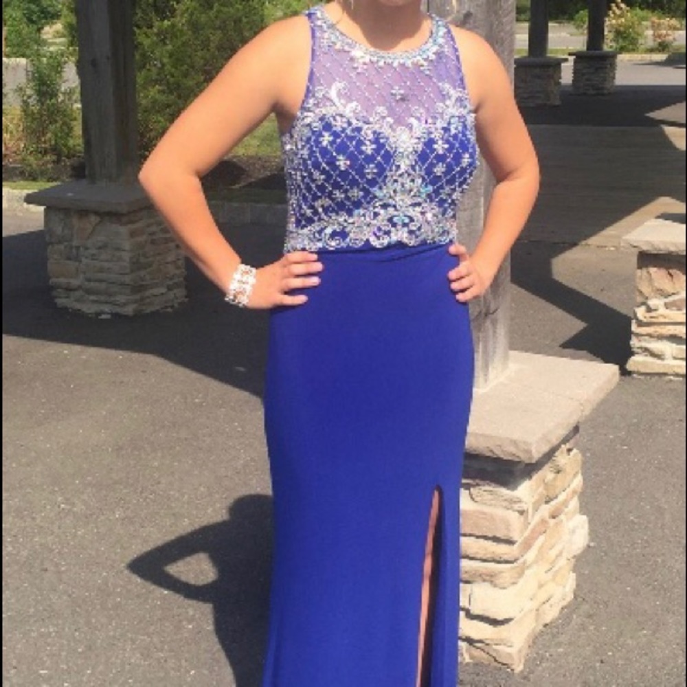 Royal Blue Camille LaVie prom/formal gown
